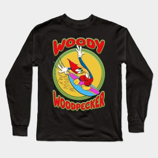 WOODY WOODPECKER BOOT Long Sleeve T-Shirt